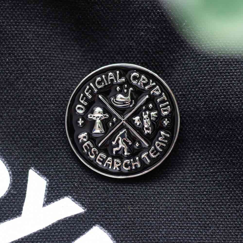 Something Different - Cryptid Research Team Enamel Pin - Multicolours